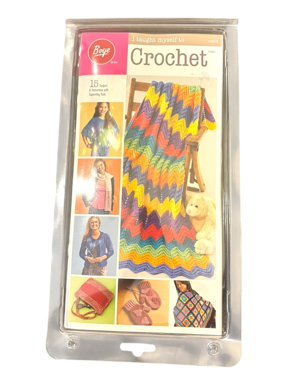 Boye 'I Taught Myself to Crochet' Kit and Booklet